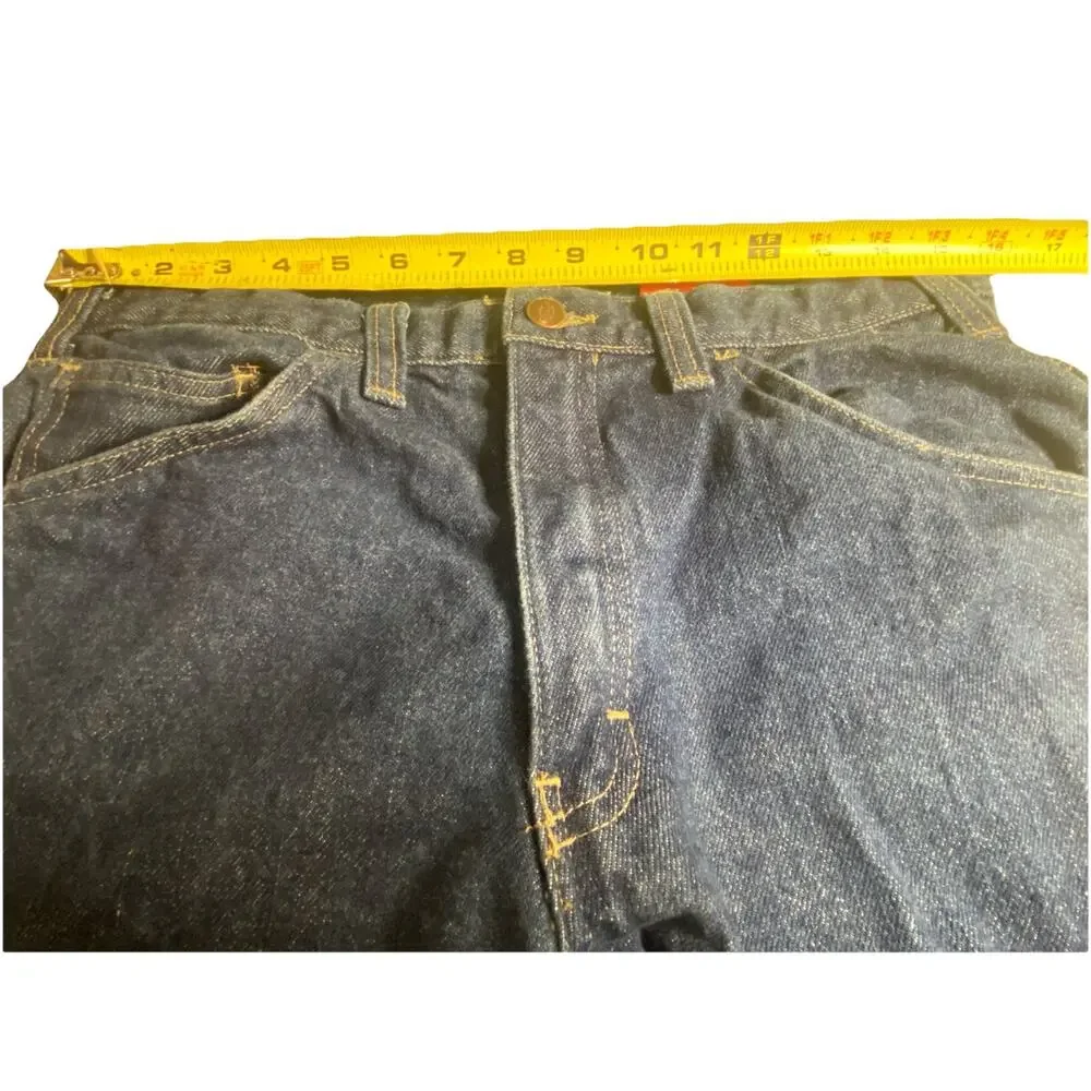 Dickies FR 2112 Jeans Mens 32X26.5 Flame Resistant Dark Wash Blue Denim RU900RNB